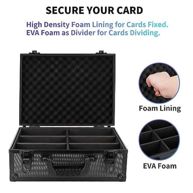 HZGXQN Toploader Storage Box for 3" x 4" 35pt Rigid Card, Top Loader Card Storage Hard Case, Sports Card Storage Boxes for Trading Cards, Top Loaders Holder (Holds 600+ Toploaders) - Image 4