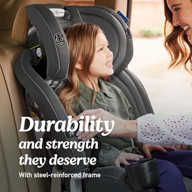 Graco SlimFit3 LX 3-in-1 Slim Car Seat, Rear Facing, Forward Facing to Highback Booster Car Seat, Katrina - Image 5