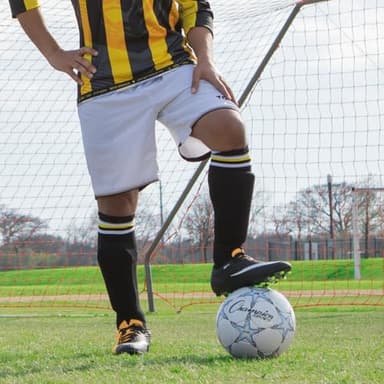 Champion Sports Viper Soccer Ball, Size 5 – Soft Touch TPU Cover, Airlock Bladder – Ages 12 & Up – Blue/Black/White - Image 5