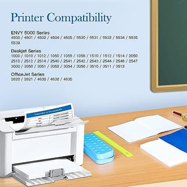 Valuetoner 61XL Ink Cartridges Replacement for HP 61 Ink Cartridge Combo Pack 61XL Works with HP Envy 4500 4502 5530 Deskjet 2540 3510 OfficeJet 4630 Printer (1 Black, 1 Tri-Color, 2-Pack) - Image 2