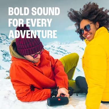 JBL FLIP 5, Waterproof Portable Bluetooth Speaker, Black, Small - Image 2