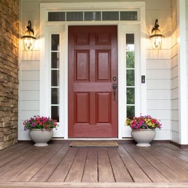 HyeFlora Artificial Flowers for Outdoor Indoor Garden Home Decoration, Faux Flower Daisy with Eucalyptus Leaves Fake Plants Greenery Boxwood Porch Patio, 12 Bundles (Mix Pink Red Purple Yellow) - Image 6