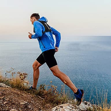 INOXTO Running Hydration Vest Backpack,Lightweight Insulated Pack with 1.5L Water Bladder Bag Daypack for Hiking Trail Running Cycling Race Marathon for Women Men (Black) - Image 6