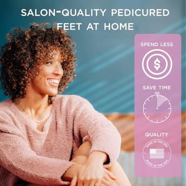 Lee Beauty Professional Callus Remover for Feet - Original, Powerful Formulation - Extra Strength Gel, Home Pedicure Foot Spa Results - Cracked & Dead Dry Skin Supplies - 8 Oz - Image 6