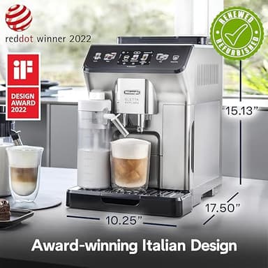 De'Longhi Eletta Explore Fully Automatic Espresso Machine with Cold Brew, ECAM45086S (Renewed) - Image 9