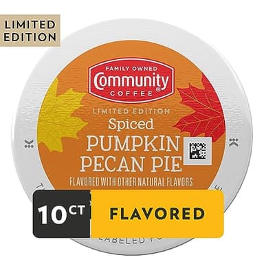 Community Coffee Spiced Pumpkin Pecan Pie Flavored Coffee Pods, 10 count, Medium Roast Compatible with Keurig 2.0 K-Cup Brewers (10 pods) - Image 2