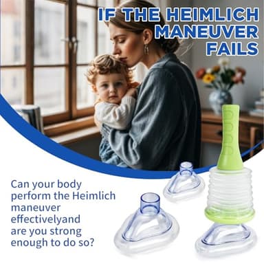 Choking Rescue Device, Portable Airway Suction Device for Children and Adults, First Aid Kit for Kids and Adults - Travel Kit - Image 3