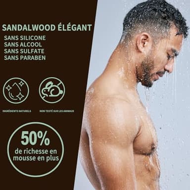 Birthday Gifts for Men BODY & EARTH Gift Sets for Men 3PC Mens Gift Set Gift Baskets for Men Includes Sandalwood Shower Gel Body Lotion Shampoo, Mens Gift Basket Christmas Gifts for Men Boyfriend - Image 5