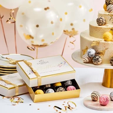 Godiva Chocolatier Birthday Truffles Assorted Chocolate Gift Box, 12 pc. - Image 4