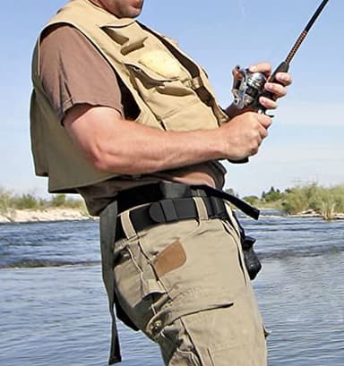 BULLIANT Tactical Belt for Men, Men Stretch Nylon Web Gift Belt 1.5"-Hiking Rigger Military Work-Quick Release(Black,36"-40" Waist Adjustable) - Image 9