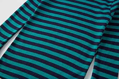 Family Feeling Baby Boys Striped Black Blue Pajamas Long Sleeve 100% Cotton Toddler Kid Pjs 18-24 Monthes - Image 4