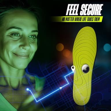 TagSole+ AirTag Shoe Insole - Comfortable & Secure AirTag Shoe Insert for Safety | GPS Tracker Insole for Kids, Elderly & Special Needs – Airtag Hidden Accessory ((20-24cm / 7.87-9.45“)) - Image 7