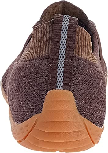 WHITIN Men's Barefoot Running Shoes Wide Width Minimalist Size 11 Gym Workout Fitness Zero Drop Walking Cross Training Lifting Brown Gum 44 - Image 3