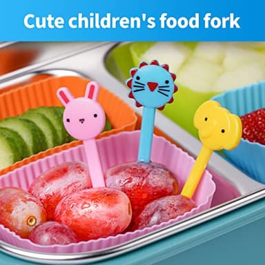 Kids Knives Set for Real Cooking - Toddler Knife Set with Cutting Board, Kids Safe Knife, Peeler, Plastic Potato Slicers, Fruit Cutters and Fork Picks for Kitchen - Image 6