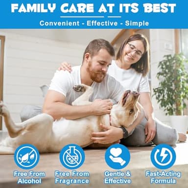 VOSIFSDIY Dog Cat Ear Infection Treatment Drops, Pets Ear Cleaning Drops with 1% Hydrocortisone for Dog & Cats Yeast Infection, Itchy Ear Relief, Pet Ear Care Supplies for Dogs & Cats -2fl oz(2PCS) - Image 7