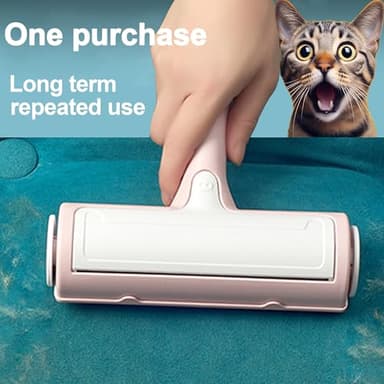 Pet Hair Remover for Couch - Reusable Lint Roller - Essential Pet Supplies Dog Products Pet Products, Dog Hair Remover for Couch, Cat and Dog Hair Remover for Car - Image 3