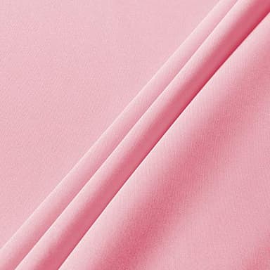 sancua Round Tablecloth - 60 Inch - Water Resistant Spill Proof Washable Polyester Table Cloth Decorative Fabric Table Cover for Dining Tables, Buffet Parties and Camping, Pink - Image 5