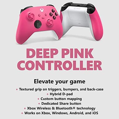Xbox Core Wireless Controller – Deep Pink (Renewed Premium) - Image 2