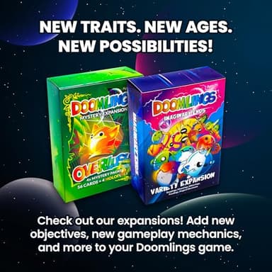 Doomlings - A Delightful Card Game for The End of The World - Best New Strategy Card Game for Kids, Adults & Teens | 2-6 Players | Perfect for Families and Travel | Easy to Learn (Deluxe Edition) - Image 7