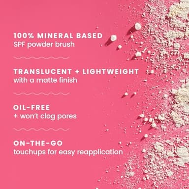 Hawaiian Tropic Mineral Powder Sunscreen Brush SPF 30 | Beach Essentials, Zinc Oxide Mineral Sunscreen Powder SPF, Face Sunblock Travel Size, Brush On Sun Screen Protector for Face and Body, 0.15oz - Image 4
