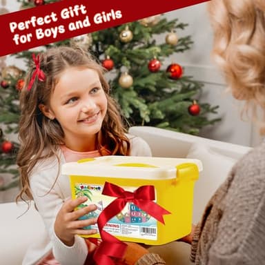 MAGBLOCK Magnetic Tiles with 2 Cars-156Pcs Magnet Toys Set for 3+ Year Old Boys Girls Toddlers, Idea for Girls Magnetic Blocks Building STEM Creativity Educational Toys for Kids - Image 6