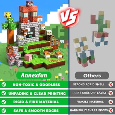 200 PCS Magnetic Blocks - Magnetic Building Blocks, Stacking Magnets for Kids, Sensory Toy for STEM Montessori Sensory Toys for Kids 3+ Boys and Girls Christmas Birthday Gifts - Image 4