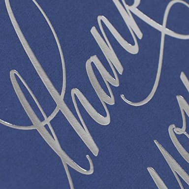 Hallmark Thank You Notes (Silver Foil Script, 40 Cards and Envelopes) - Image 5