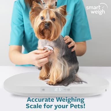 Smart Weigh Digital Baby Scale Infant Scale for Weighing Pet Scale for Puppy and Cat Accurate Digital Scale in Pounds Ounces Kilograms Holds Up to 44 Lbs Multi-Function with Hold Function (BS200 PRO - Image 6