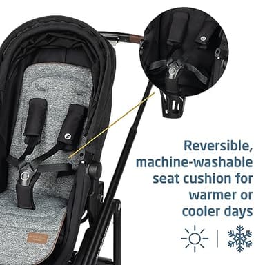 Maxi-Cosi Tayla™ Max Travel System, Baby Stroller and Car Seat Combo, Car Seat Stroller Combo, Desert Wonder - Image 6