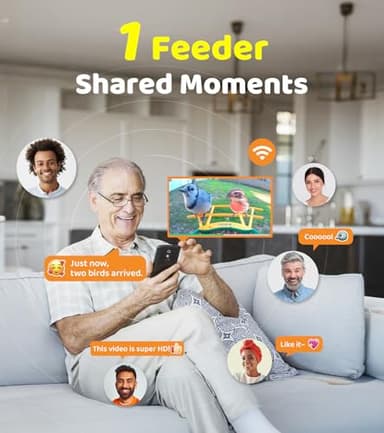 HIXX Smart Bird Feeder with Camera, Lifetime Free AI Bird Species Recognition, Solar-Powered Video Birds Feeder for Outdoors with HD Camera, Mounts Anywhere (Green) - Image 7