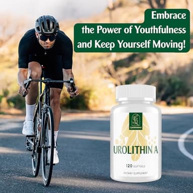 CystoRebalance Urolithin A Supplement 2000MG - for Healthy Aging, Antioxidants and Mitochondrial - High Purity & Potency - 120 Softgels - 60 Serving - Image 7