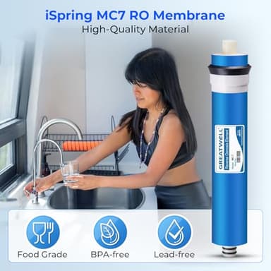 iSpring F28K75 NSF Certified 3-Year Replacement Set for 6-Stage Reverse Osmosis RO Systems with Alkaline Mineral Filter, 28 Pieces, White - Image 5