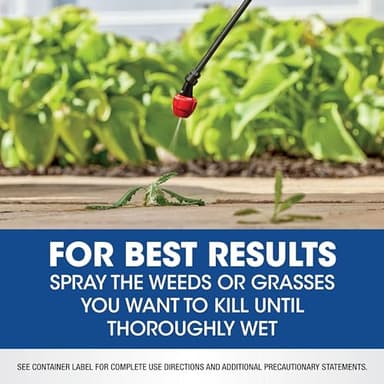Roundup Weed & Grass Killer₄ Concentrate, Use in and Around Flower Beds, Walkways and Other Areas of Your Yard, 1 gal. - Image 11