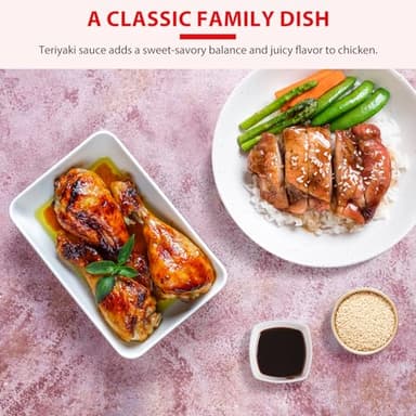 Soeos Teriyaki Marinade and Sauce, 16.9 Fl Oz (500 ml), Sweet and Savory Flavor, Perfect for Stir-Fry, Barbecue, Marinating, Versatile Sauce for Meat, Salmon, Noodle and Vegetable, Easy to Pour Out - Image 9