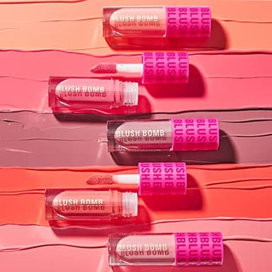 Revolution Beauty, Blush Bomb Cream Blusher, Lightweight Makeup & Creamy Formula for a Dewy Finish, Enriched with Vitamin E, Dolly Rose, 0.15 Fl. Oz. - Image 3