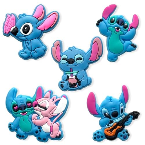 Cute Animal Shoe Charms for Croc, Cartoon Shoe Decoration for Shoes Bracelet Wristband Clog Sandals Birthday Party Favors (C) - Image 1