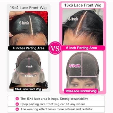 AUOU 13x6 Lace Front Wigs Human Hair Pre Plucked 34 Inch Straight HD Lace Front Wigs Human Hair 200 Density 13x6 Frontal Wigs Human Hair with Baby Hair Straight Glueless Wigs Human Hair for Women - Image 8