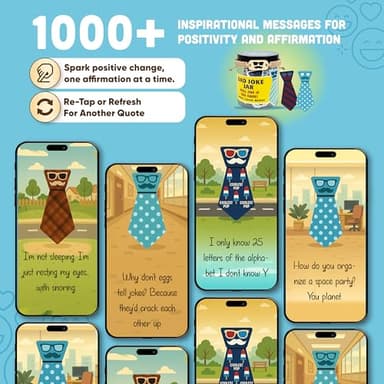 60 Dad Jokes Cards Jar, NFC 1000 Dad Jokes Bracelet, Funny Birthday Gift for Dads Men, White Elephant Gifts for Adults, Men Granpa Gift, Funny Gag Gifts - Image 5