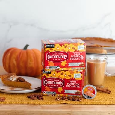 Community Coffee Spiced Pumpkin Pecan Pie Flavored Coffee Pods, 10 count, Medium Roast Compatible with Keurig 2.0 K-Cup Brewers (10 pods) - Image 5