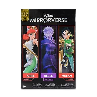 McFarlane Toys - Disney Mirrorverse Mulan 5in Belle (Fractured) 5in and Ariel 7in Action Figure 3pk, Gold Label, Amazon Exclusive - Image 13