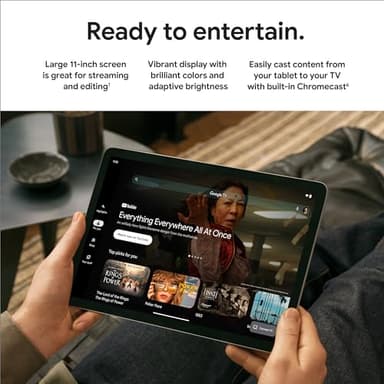 Google Pixel Tablet - Android Tablet with 11-Inch Screen and Extra-Long Battery Life - Porcelain - 8 GB RAM - 256 GB - Image 5