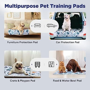 Washable Pee Pads for Dogs, 2 Pack Large 41"x41" Super Absorbent Reusable Pads for Dog Training Pads, 100% Waterproof Non-Slip Pee Pads Whelping Pads Dog Playpen Pads Crate Mat Bed Pads Dog Products - Image 4