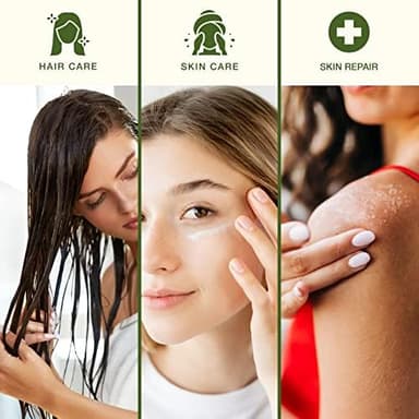 Green Leaf Naturals Amazing Aloe Vera Gel - Freshly Cut, 100% Pure Aloe, Premium Quality, Vegan, Unscented - Natural Sunburn Relief, After Shave, Skin, Face & Hair Care 12oz - Image 5