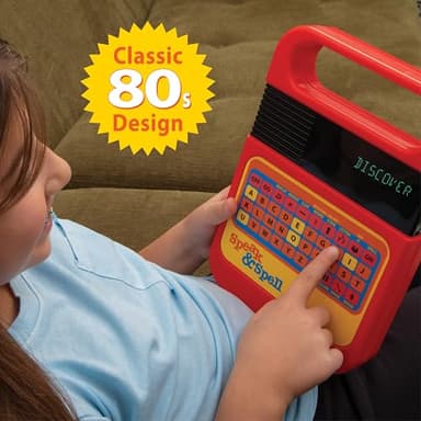 Playmonster Speak & Spell Electronic Game - Educational Learning Toy, Spelling Games, 80s Retro Handheld Arcade, Autism Toys, Activity for Boys, Girls, Toddler, Ages 7+ - Image 4