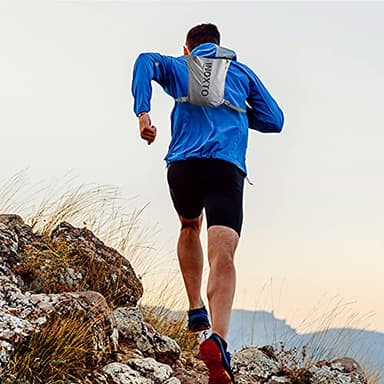 INOXTO Running Hydration Vest Backpack,Lightweight Insulated Pack with 1.5L Water Bladder Bag Daypack for Hiking Trail Running Cycling Race Marathon for Women Men (Light Gray) - Image 6