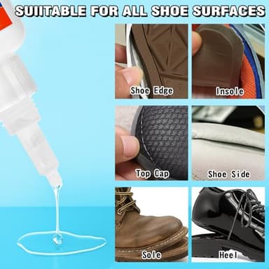 Bellemora Shoe Glue, Shoe Glue Sole Repair Adhesive, Waterproof and Long-Lasting Strong Adhesive for Sneakers, Boots, Leather, Handbags, Soles, Heels, 30g - Image 4
