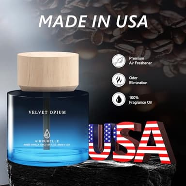 Car Air Freshener for Men & Women – Long-Lasting Amber Vanilla Essential Oil Diffuser for Car Cup Holder – 50ML (1.7 FL OZ) Car Scent Diffuser, Inspired by Perfume – Made in USA - Image 5