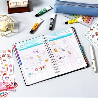 Planner Stickers - 12 Festival Theme Monthly Planner Stickers, Accessories 14 Sheet 1500+ Colourful Sticker，Holiday Seasonal Sticker, for Calendar Journaling, Gifts - Image 7