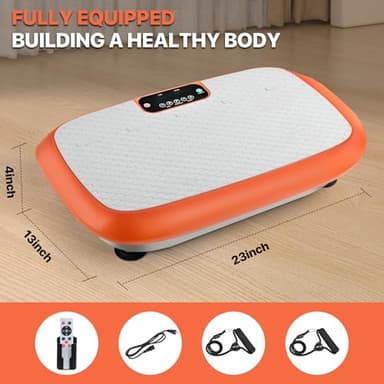 Vibration Plate Exercise Machine for Weight Loss Fitness Equipment, Vibration Plate Platform for Home Fitness,Lymphatic Drainage Shaking Full Body Shaker 99 Adjustable Speeds - Image 6
