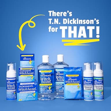 T.N. Dickinson's Witch Hazel Astringent for Face and Body, 100% Natural, 6 Count - Image 8
